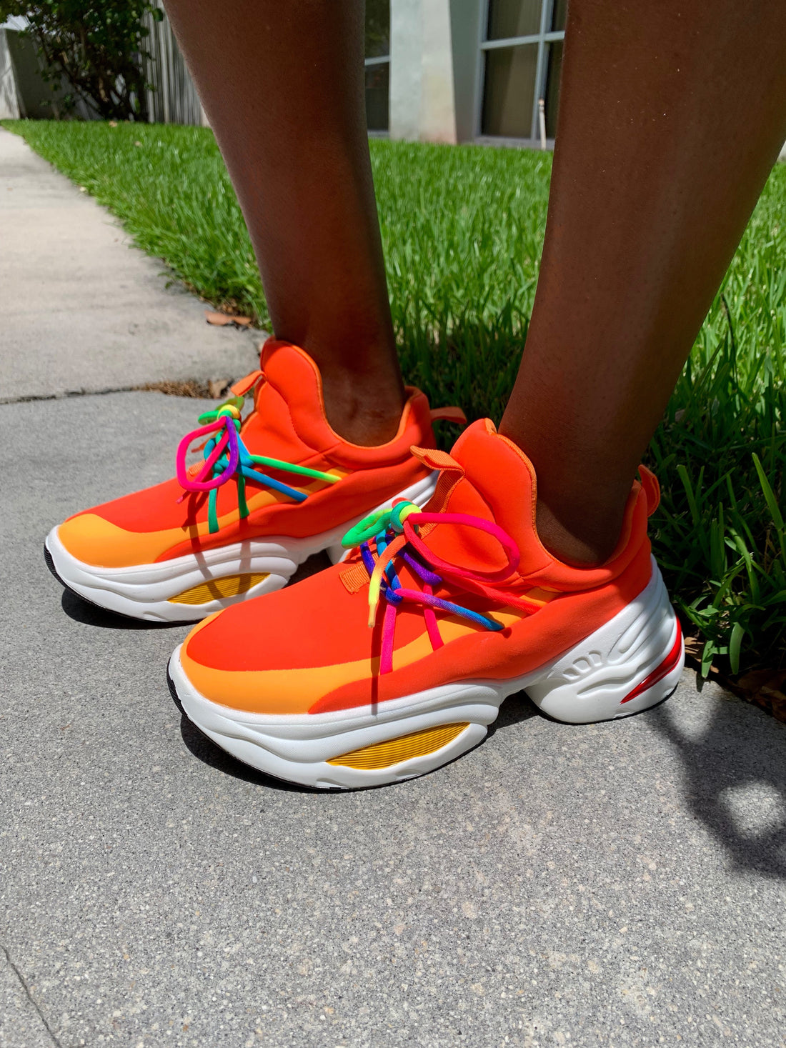 Orange Brust Trainers 🍊 - SHOP SO REAL 